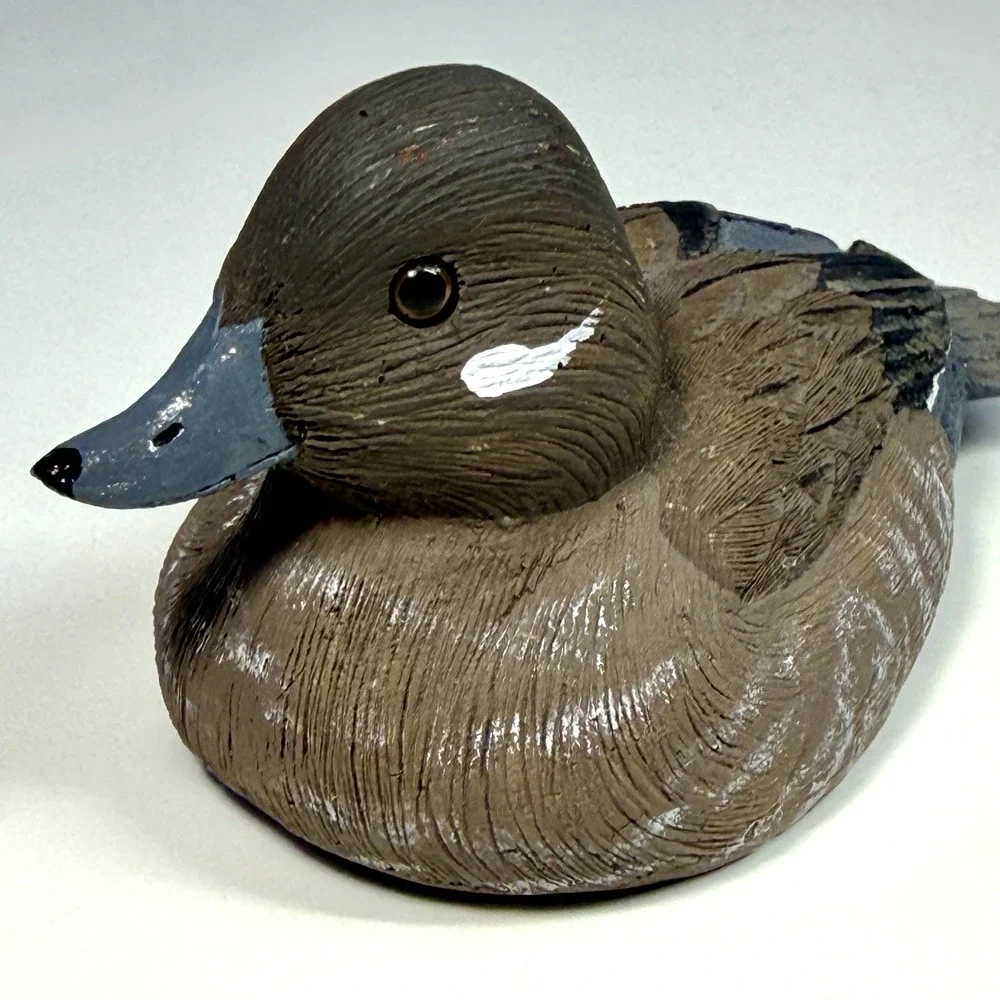 Jennings Decoy Co Bufflehead Duck Miniature Decoy Hand Painted Signed 4.5